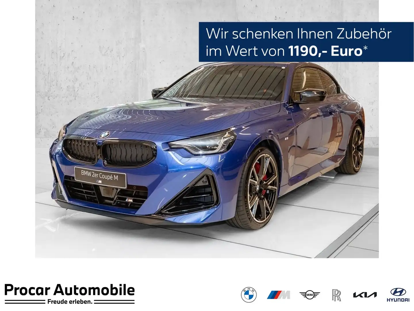 BMW 240 M240i xDrive M Sport Pro GSD HiFi DAB Adapt. LED Albastru - 1
