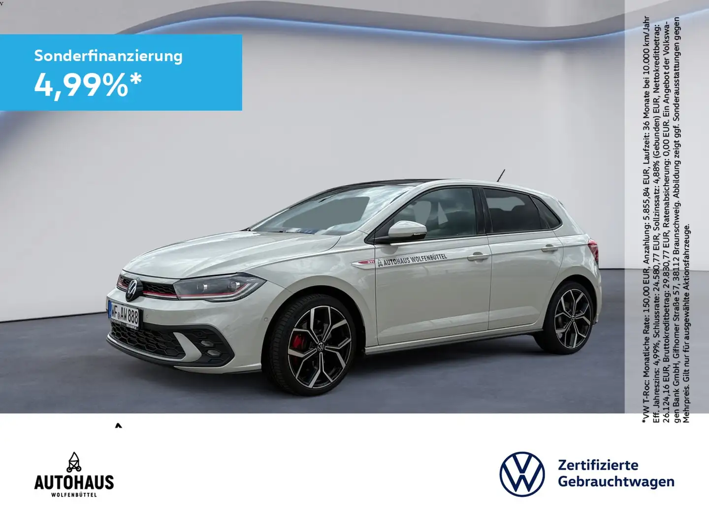Volkswagen Polo GTI DSG BEATS KAMERA PANO VIRTUAL Gris - 1