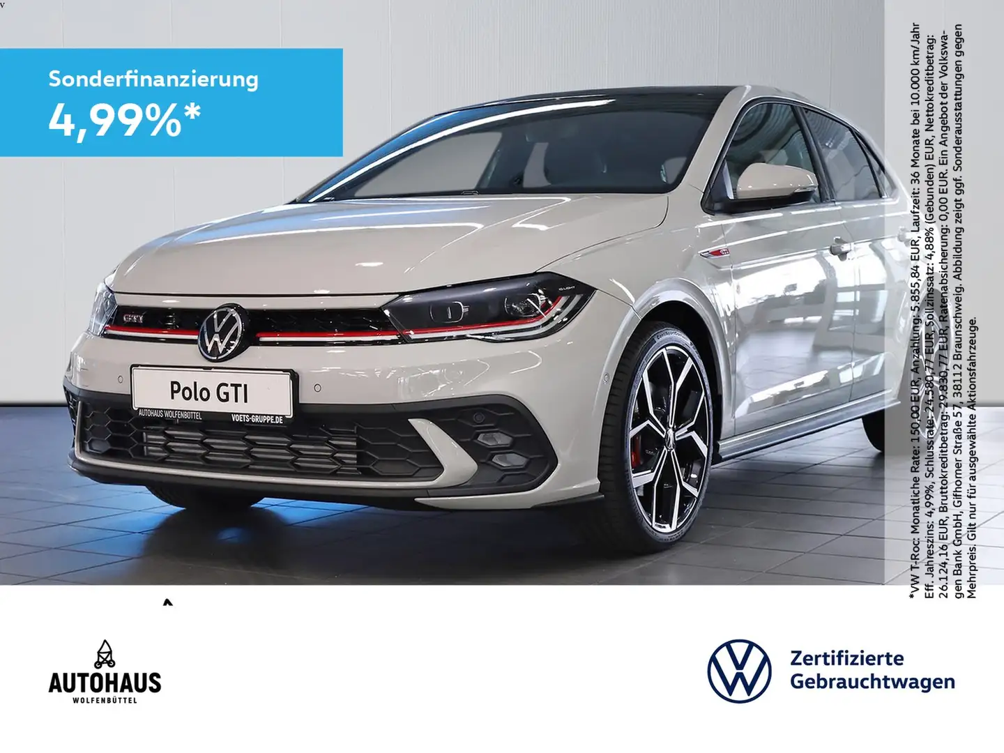 Volkswagen Polo GTI DSG BEATS KAMERA PANO VIRTUAL Szary - 1