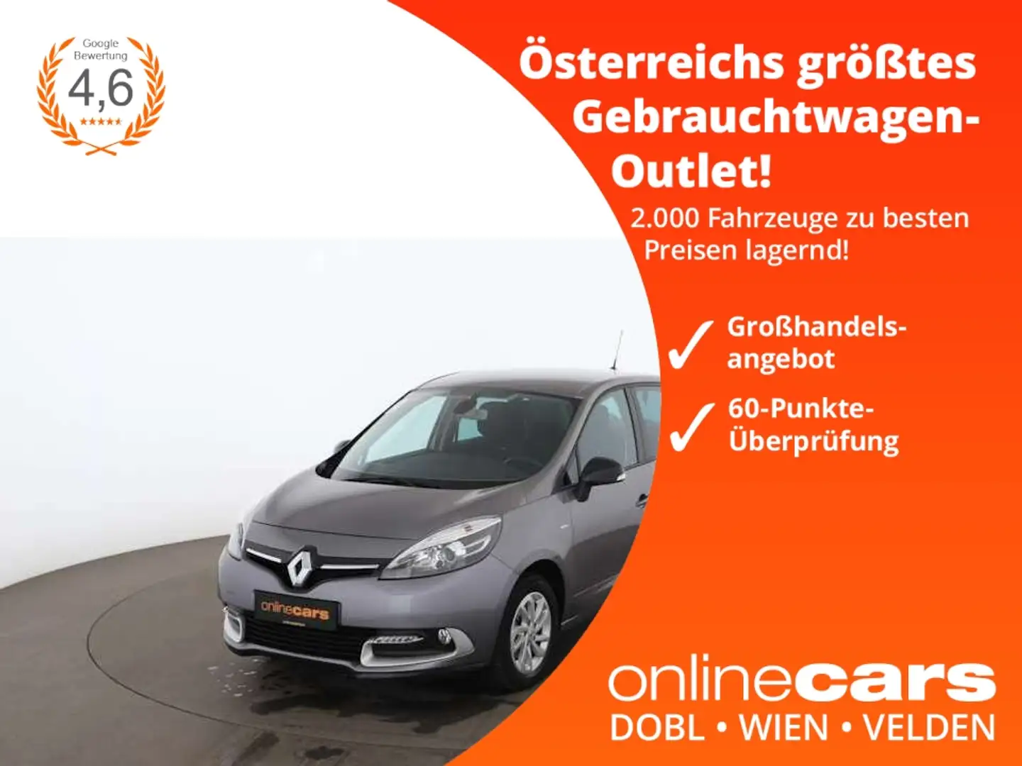 Renault Scenic III 1.5 dCi 110 Limited AHK NAVI TEMP PDC Grey - 1