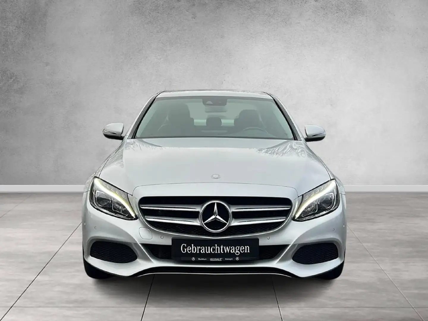 Mercedes-Benz C 200 AVANTGARDE AHK LED PDC COMAND NAVI 8-FACH Silber - 2