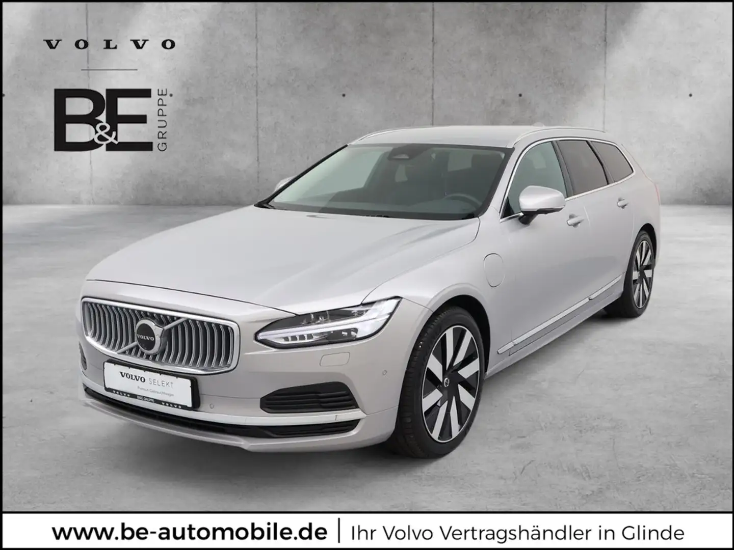 Volvo V90 T6 Plus Bright Recharge Plug-In Hybrid AWD Silber - 1