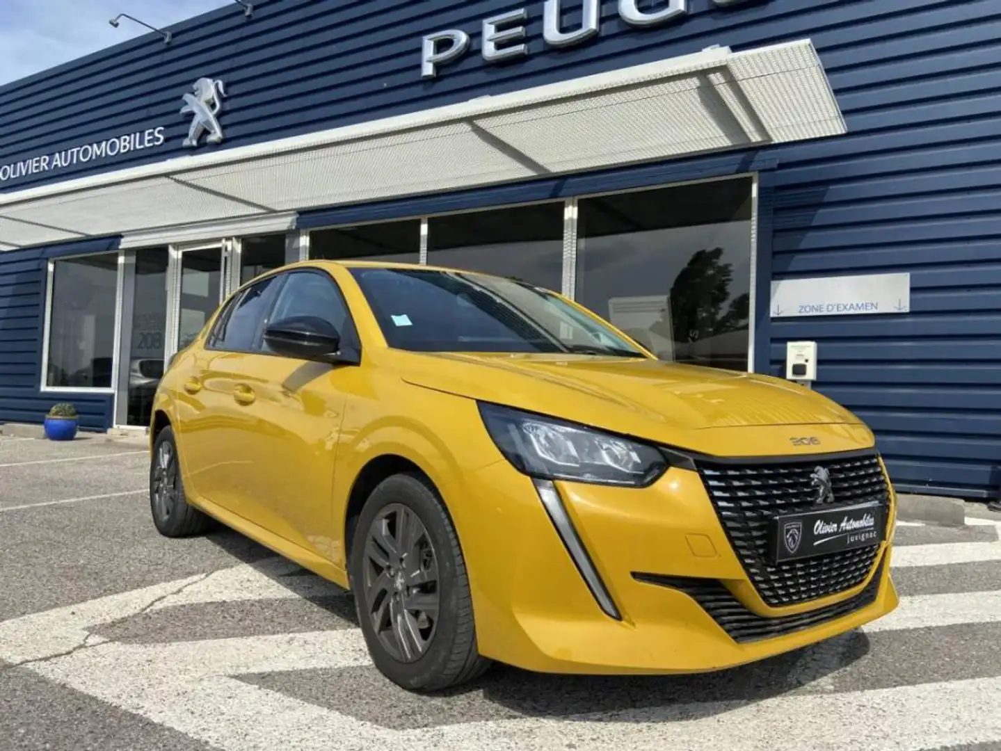 Peugeot 208 II PureTech 100 S&amp;S EAT8 Style Jaune - 1