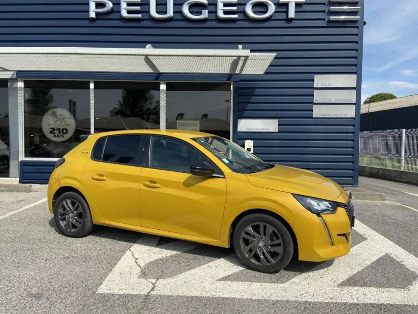 Peugeot 208 II PureTech 100 S&amp;S EAT8 Style Jaune - 2