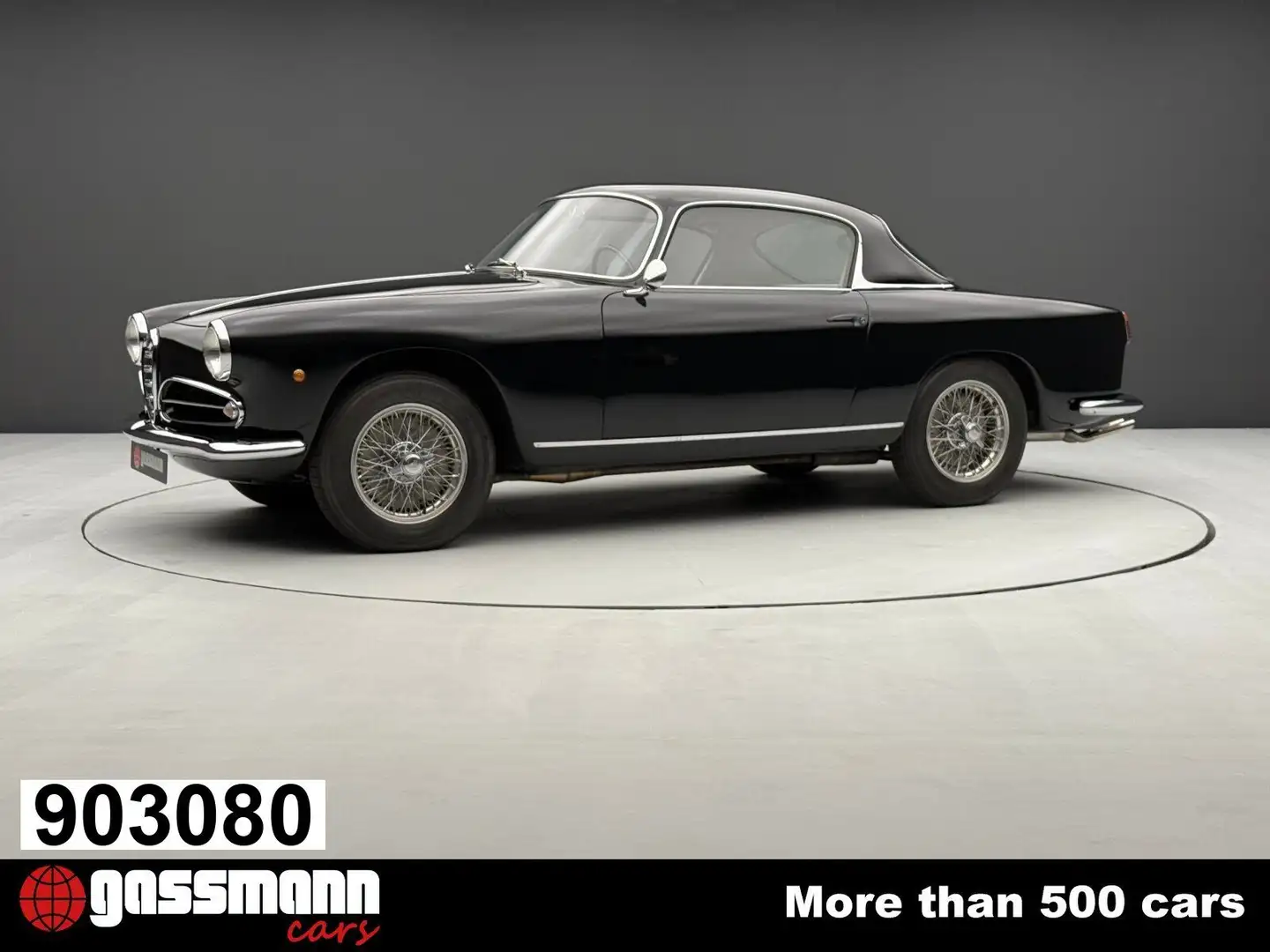 Alfa Romeo Sprint 1900 C Super Sprint Coupe Superleggera Noir - 1