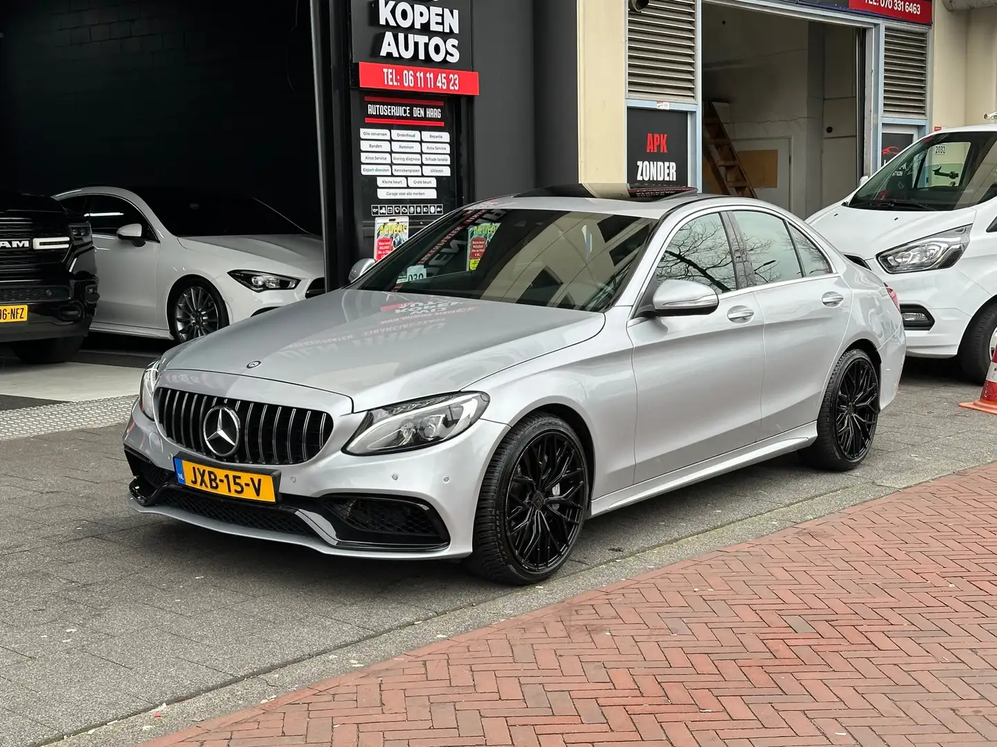 Mercedes-Benz C 250 AMG Leer Navi Memory Schuifdak Gris - 1
