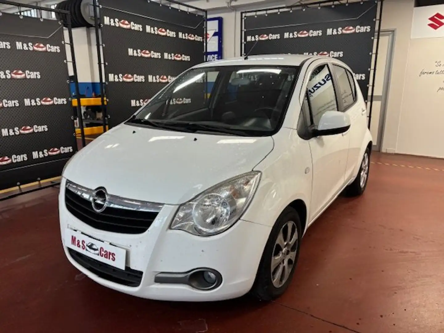 Opel Agila 1.2 BENZINA 16v Enjoy 86cv - TAGLIANDATA! Weiß - 1