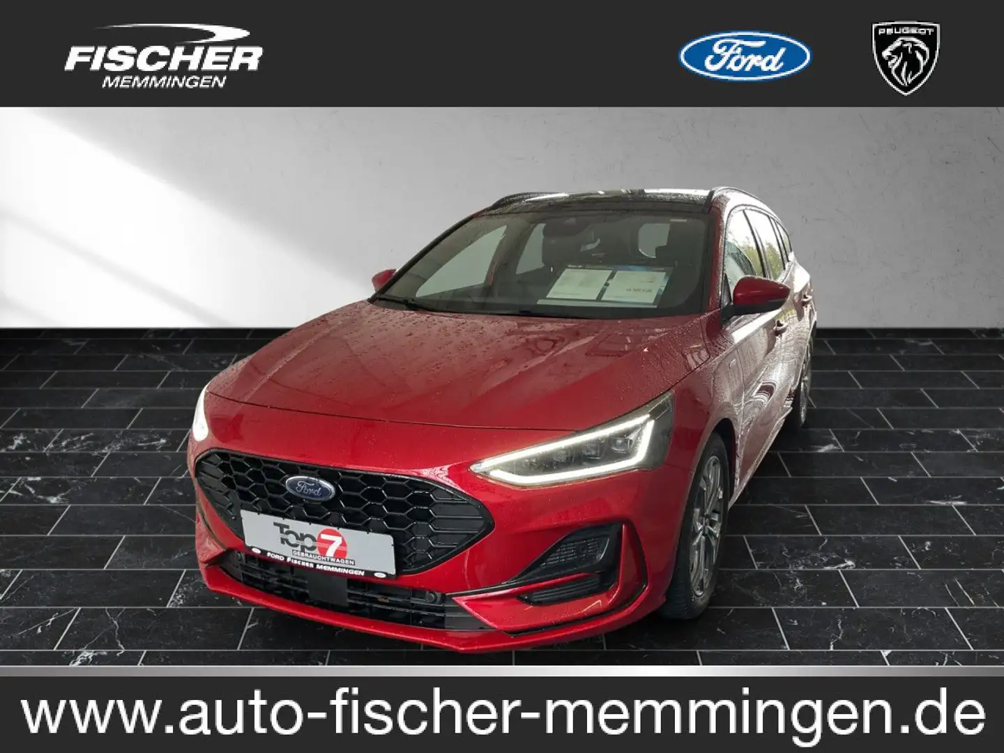 Ford Focus ST-Line Bluetooth Navi LED Klima el. Fenster Rot - 1