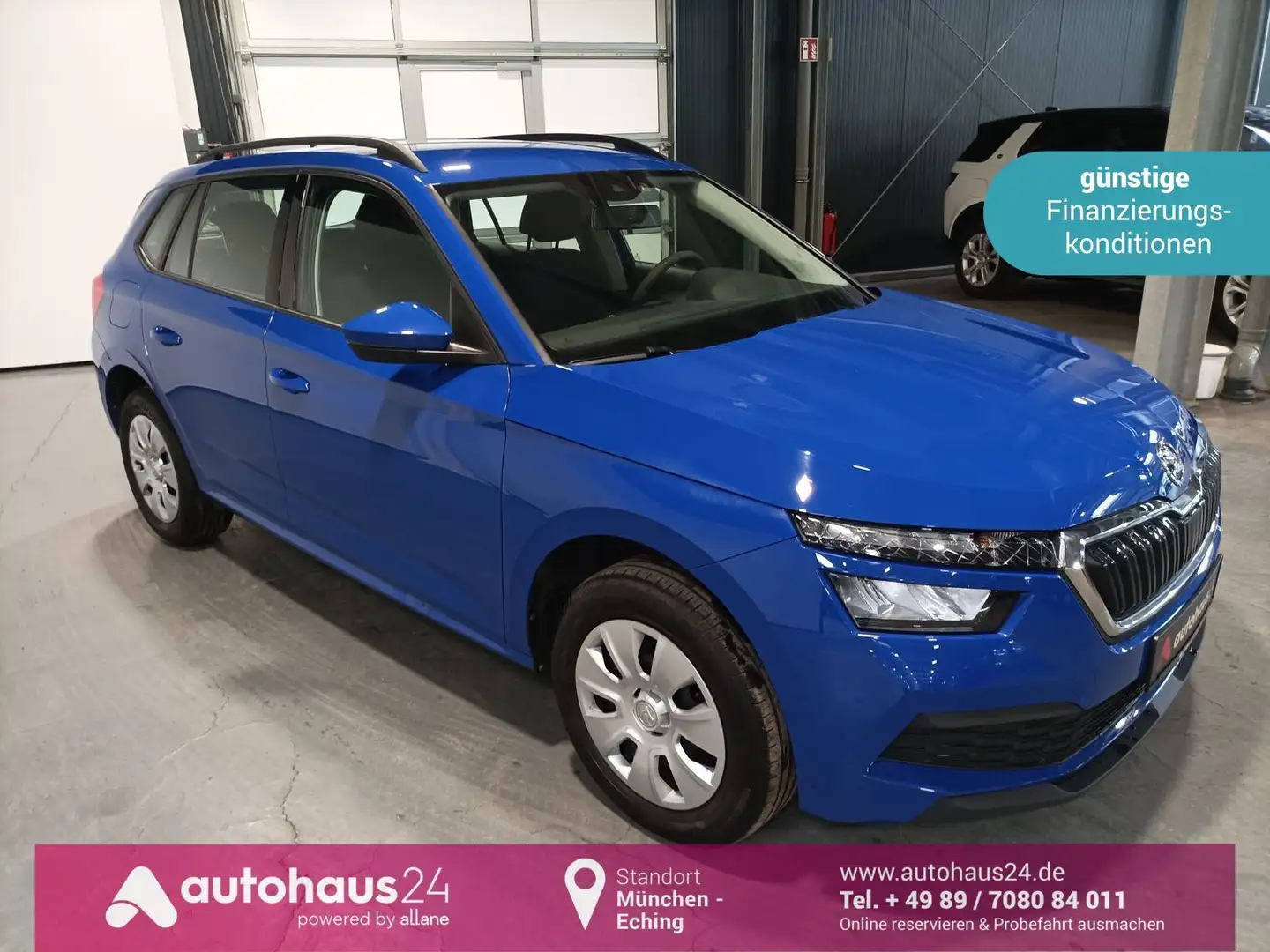 Skoda Kamiq 1.0 TSI Active Sitzheizung|Klima|DAB Blau - 1