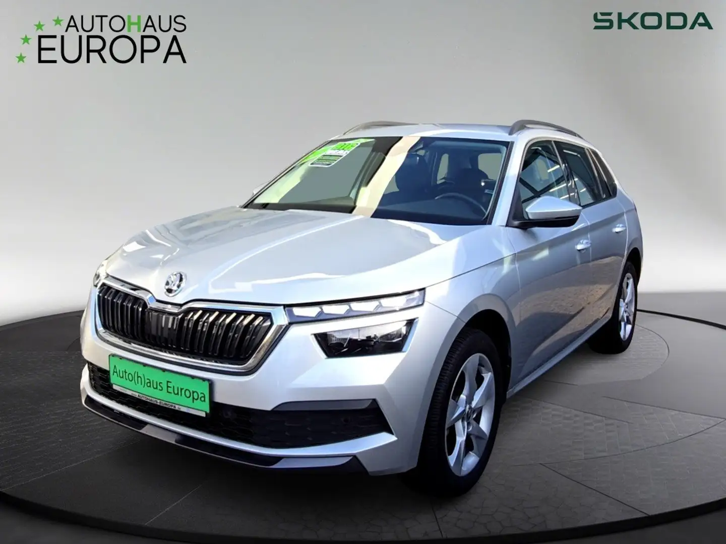 Skoda Kamiq 1.5 TSI Ambition Navi SmartLink SHZ PDC eKlappe LE Argent - 1