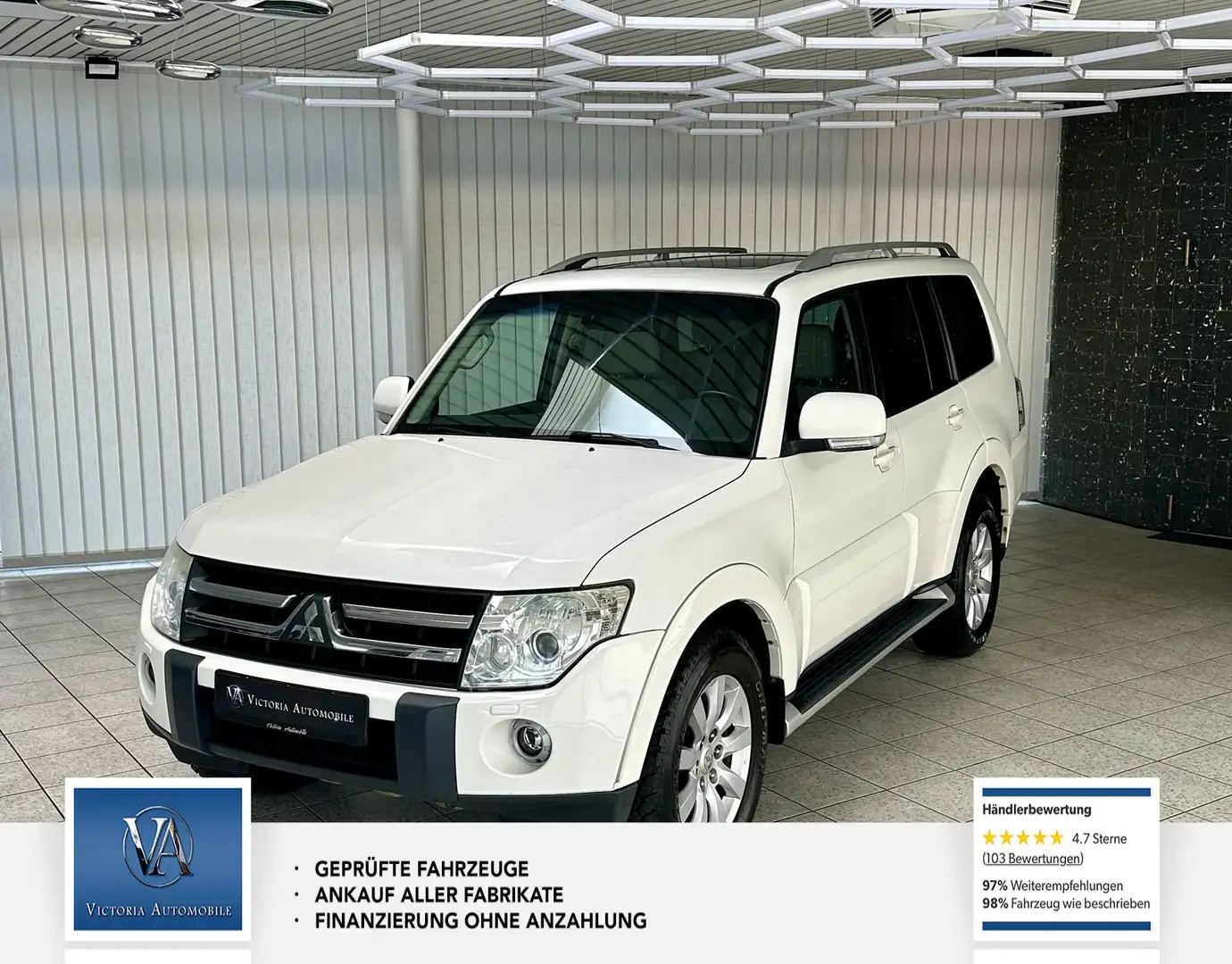 Mitsubishi Pajero 3.2 DI-D Instyle 7 Sitzer* Leder* AHK* Xenon Blanc - 1