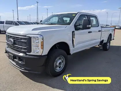 White 2026 Ford F-250 Super Duty XL Crew Cab LB 4WD Pickup Truck Four-Wheel Drive Automatic