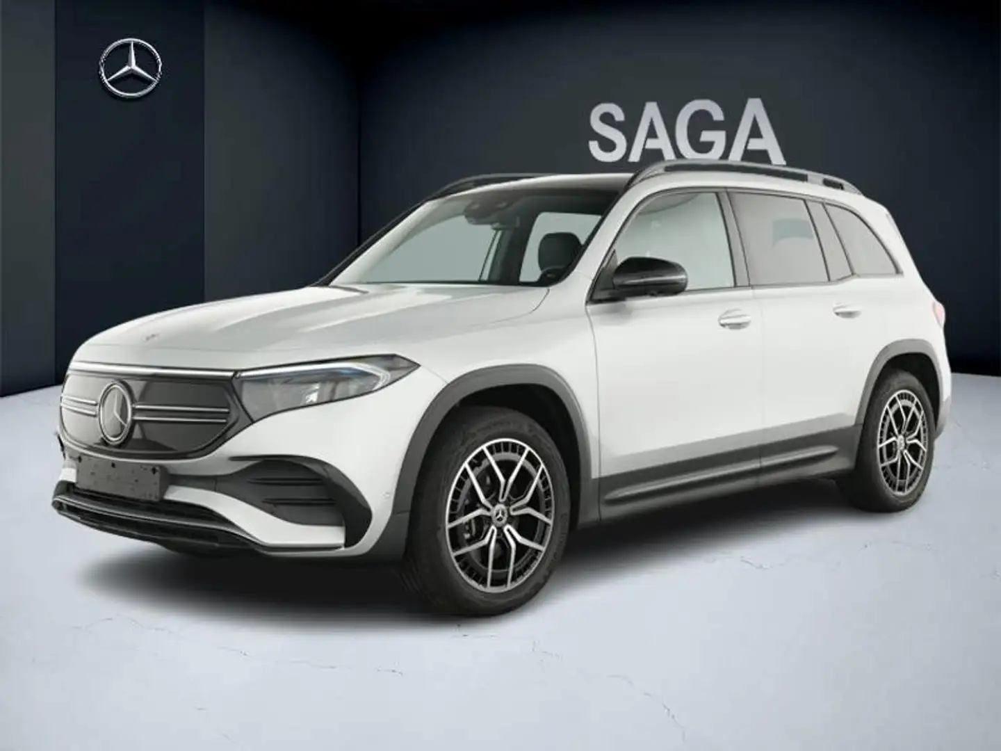 Mercedes-Benz EQB 300 300 4M AMG Pack Night 7 places Silber - 1