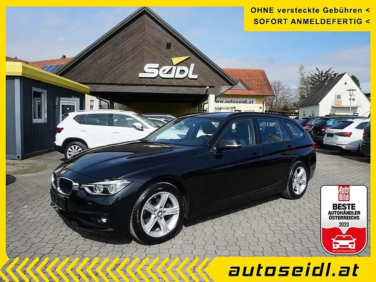 BMW 316 316d Touring Advantage Aut. *LED+NAVI+KAMERA* Schwarz - 1