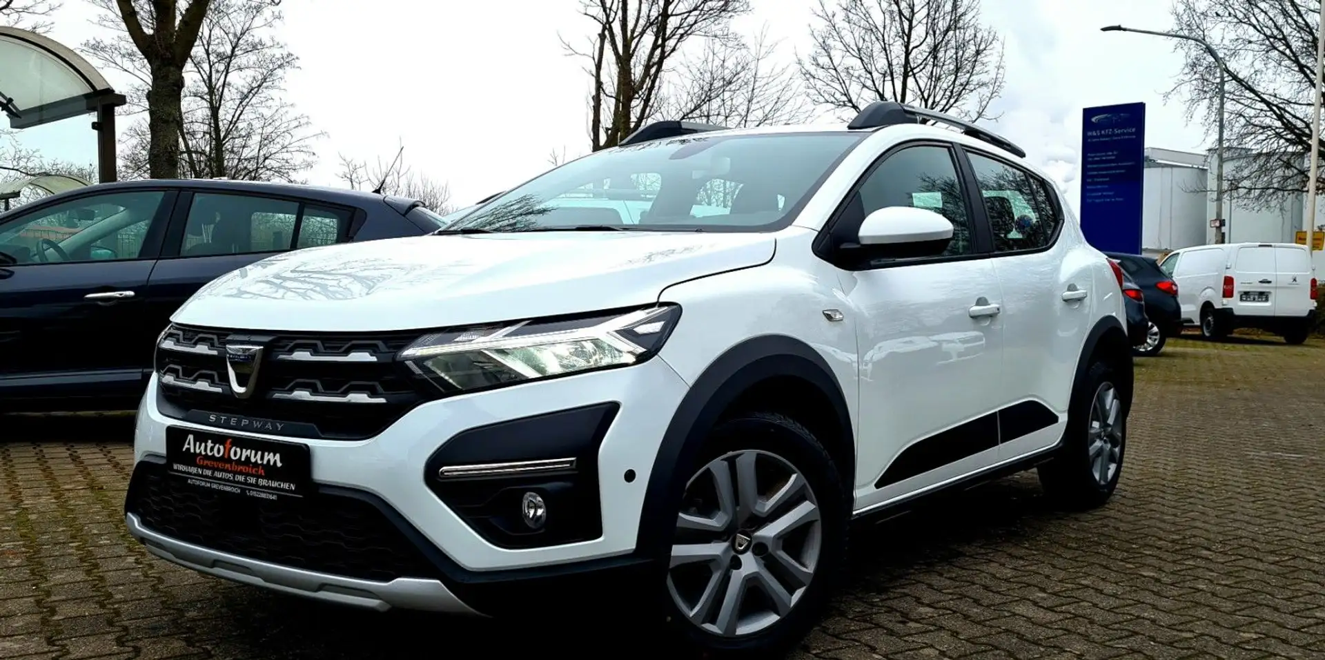 Dacia Sandero III Stepway Comfort,Navi,TW,KF,Carplay, Blanco - 1