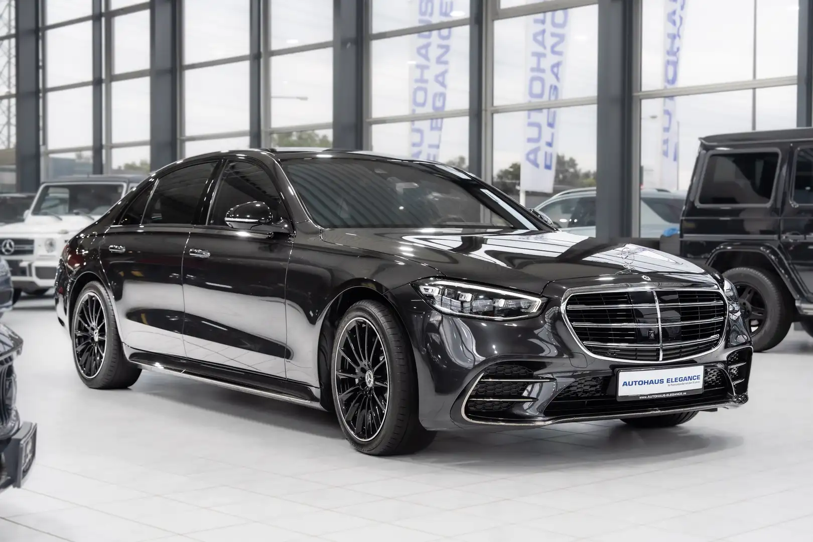 Mercedes-Benz S 500 4Matic L*CHAUFFEUR-PAKET*BURM* 360° *1.HD Сірий - 2