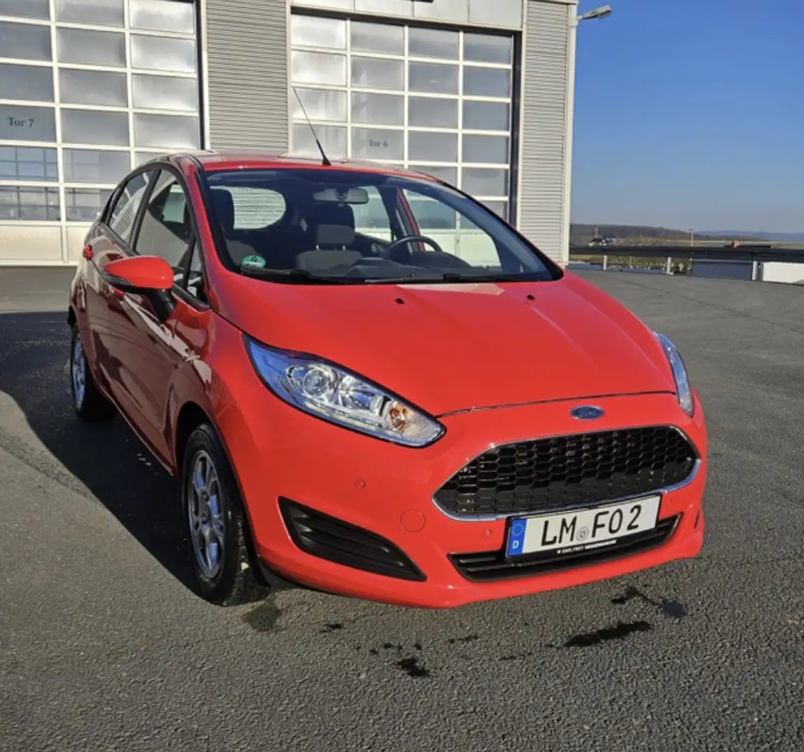 Ford Fiesta 1.5 D Trend Klima PDC NAVI TÜV neu! Rot - 2