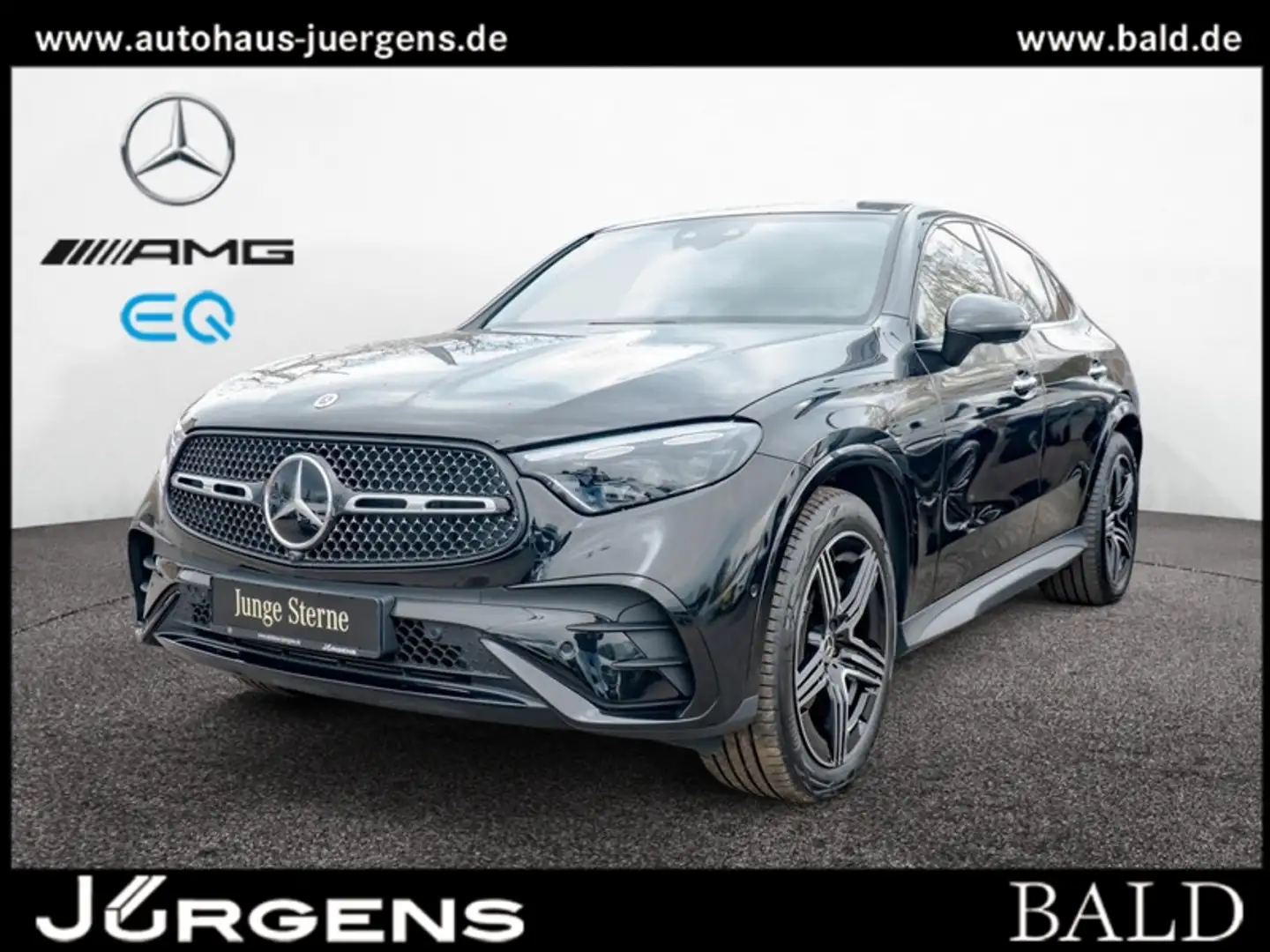 Mercedes-Benz GLC 300 d 4M Coupé AMG-Sport/Pano/Sitzklima/20' Negro - 1