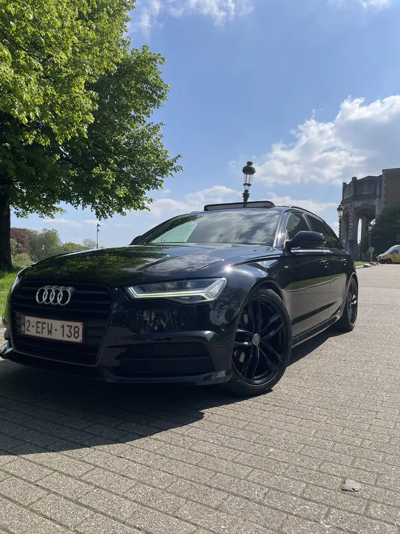 Audi A6 2.0 TDi ultra 190ch 3xSline Edition Full black Noir - 1