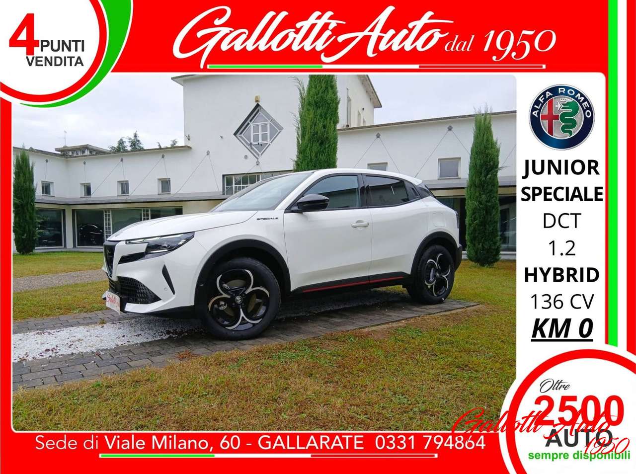 Alfa Romeo Junior 1.2 136 CV Hybrid eDCT6 Speciale
