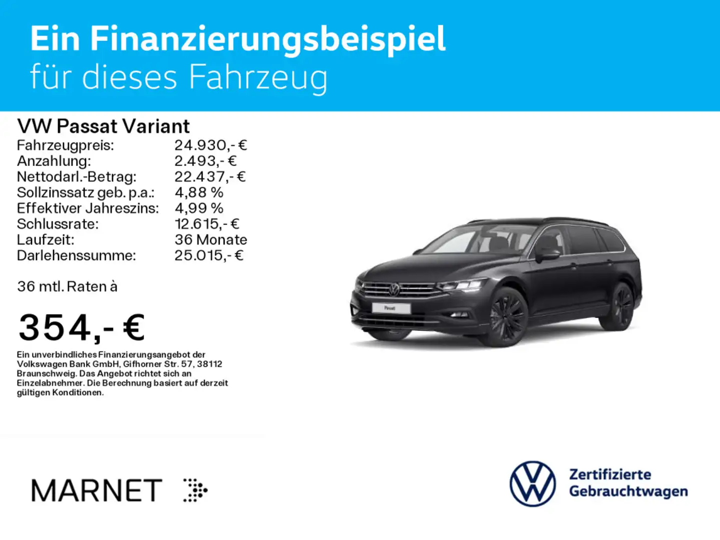 Volkswagen Passat Variant 2.0 TDI Business 4Motion DSG *Nav Grijs - 2