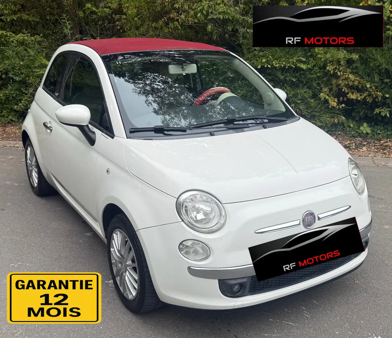 Fiat 500C 🇮🇹🇮🇹🇮🇹 FIAT 500C 1.4i  GARANTIE Blanc - 1