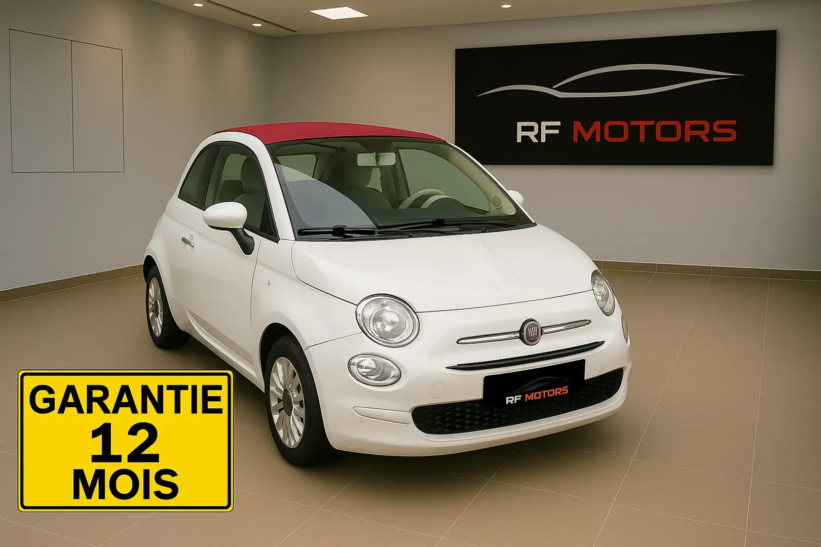 Fiat 500C 🇮🇹🇮🇹🇮🇹 FIAT 500C 1.4i  GARANTIE Blanc - 1
