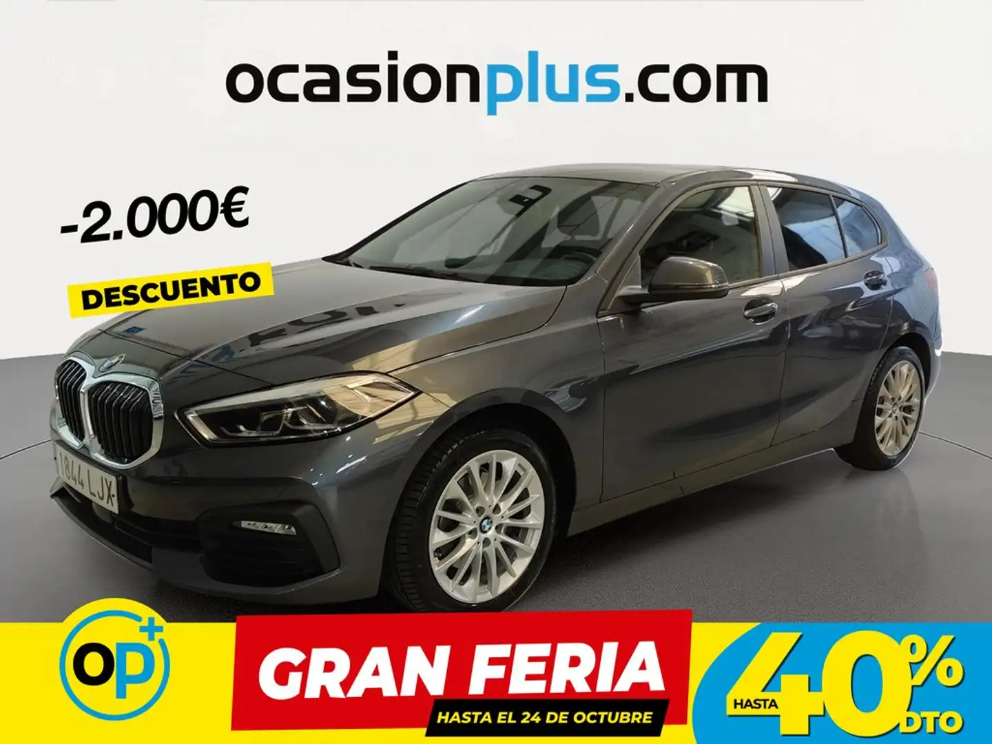 BMW 118 118d Gris - 1