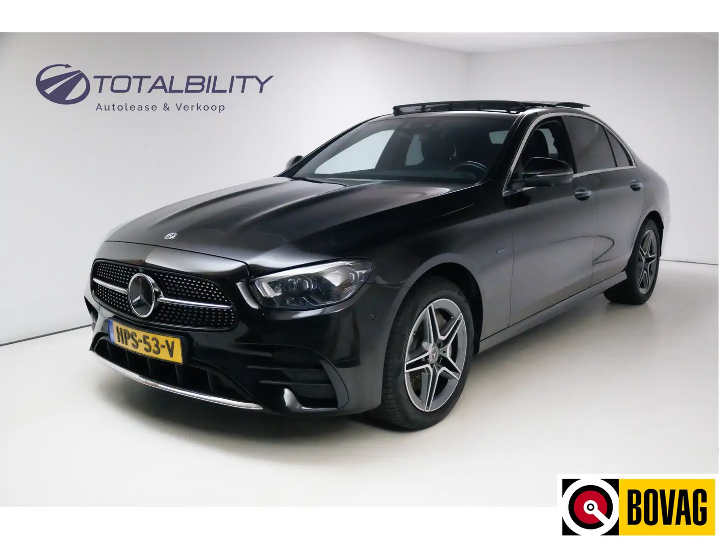 Mercedes-Benz E 300 e 4MATIC AMG Line | Pano | Burmester | 360 Camera Schwarz - 1