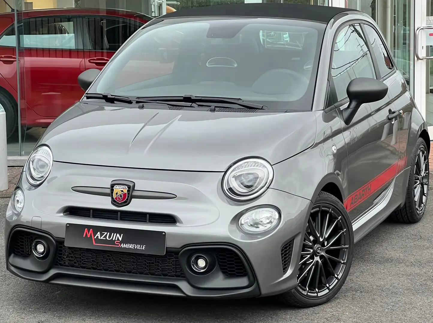 Abarth 595C 1.4 T-Jet * Cabriolet * 8.200 Km * CarPlay * 163Cv Gri - 1