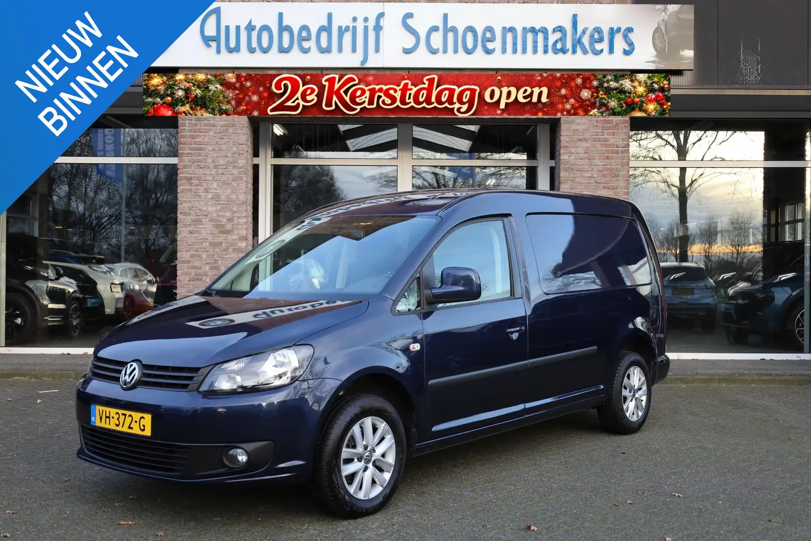 Volkswagen Caddy 1.6 TDI Maxi BMT TREKHAAK TUSSENSCHOT CRUISE STOEL Bleu - 1