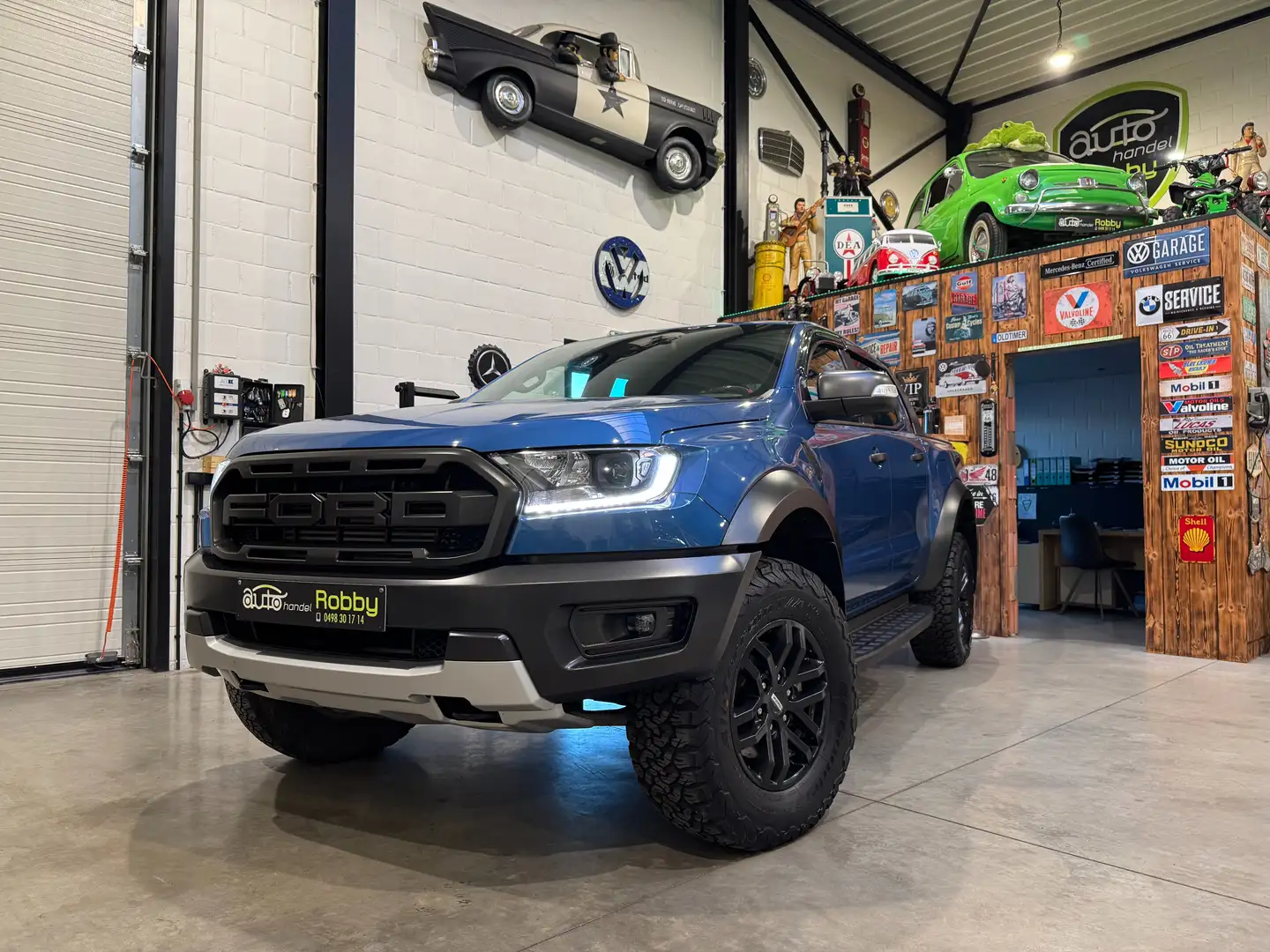 Ford Ranger Raptor 2.0 BI TURBO - 4X4 - AUTOMAAT - BTW WAGEN - Bleu - 1