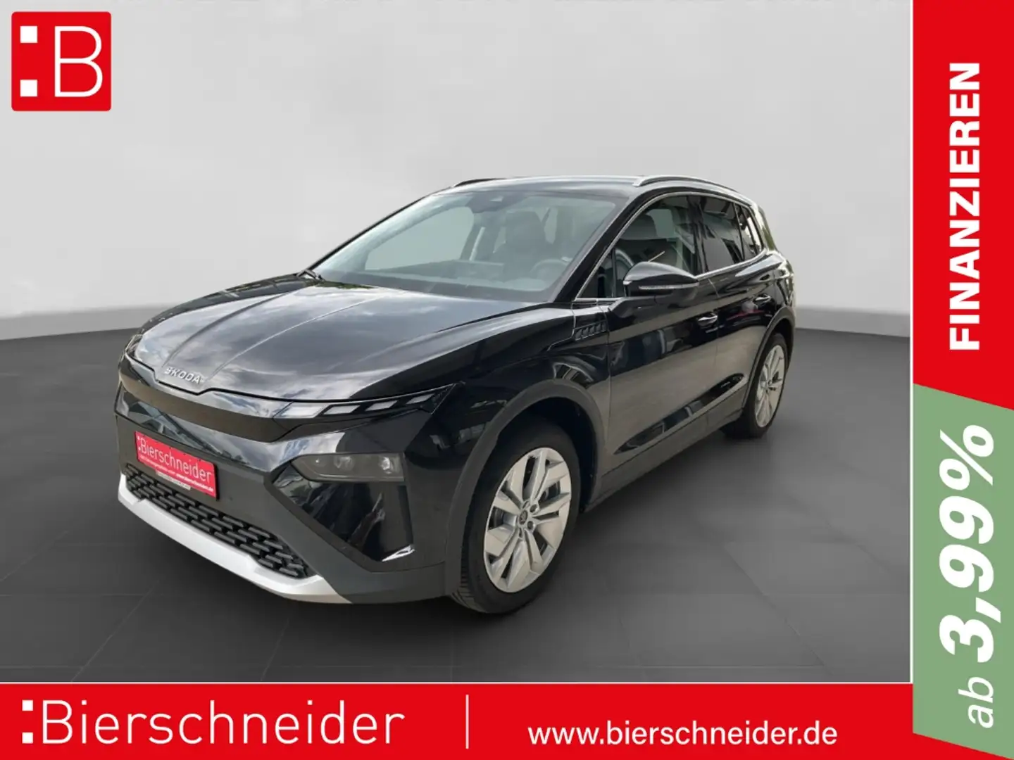 Skoda Elroq 85 PLUS - MATRIX NAVI AHK WÄRMEPUMPE ELEKTR Noir - 1