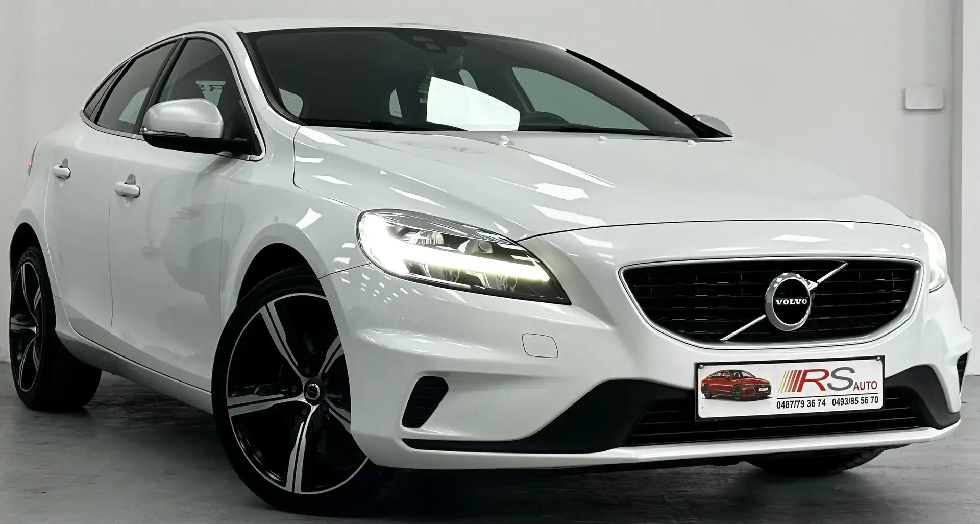 Volvo V40 2.0 D2 R-Design AUTOMATIQUE- GARANTIE 12 MOIS-FULL Weiß - 2