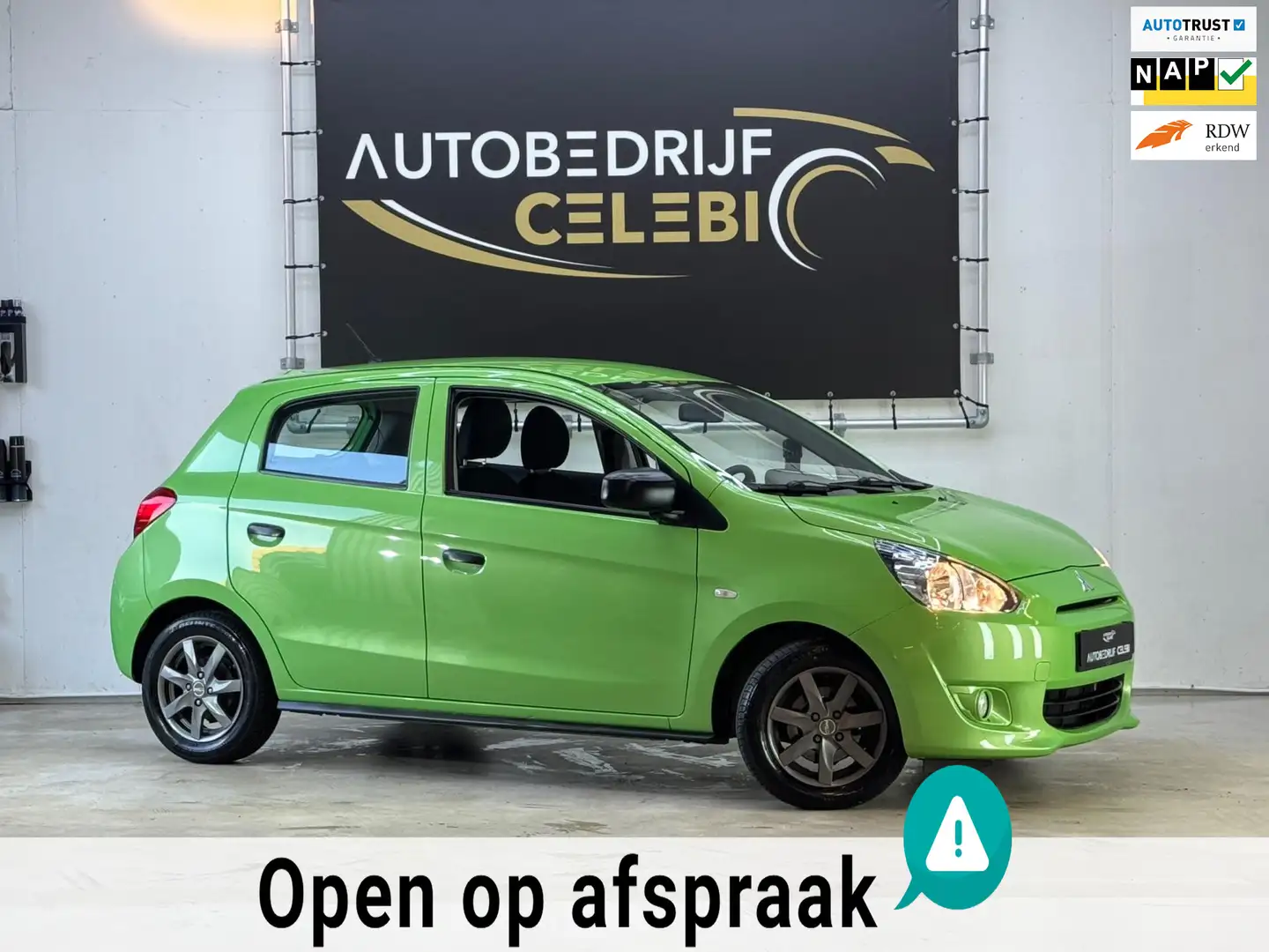 Mitsubishi Space Star 1.0 Intense 2014 GROEN APK|AIRCO|ELKTR Groen - 1