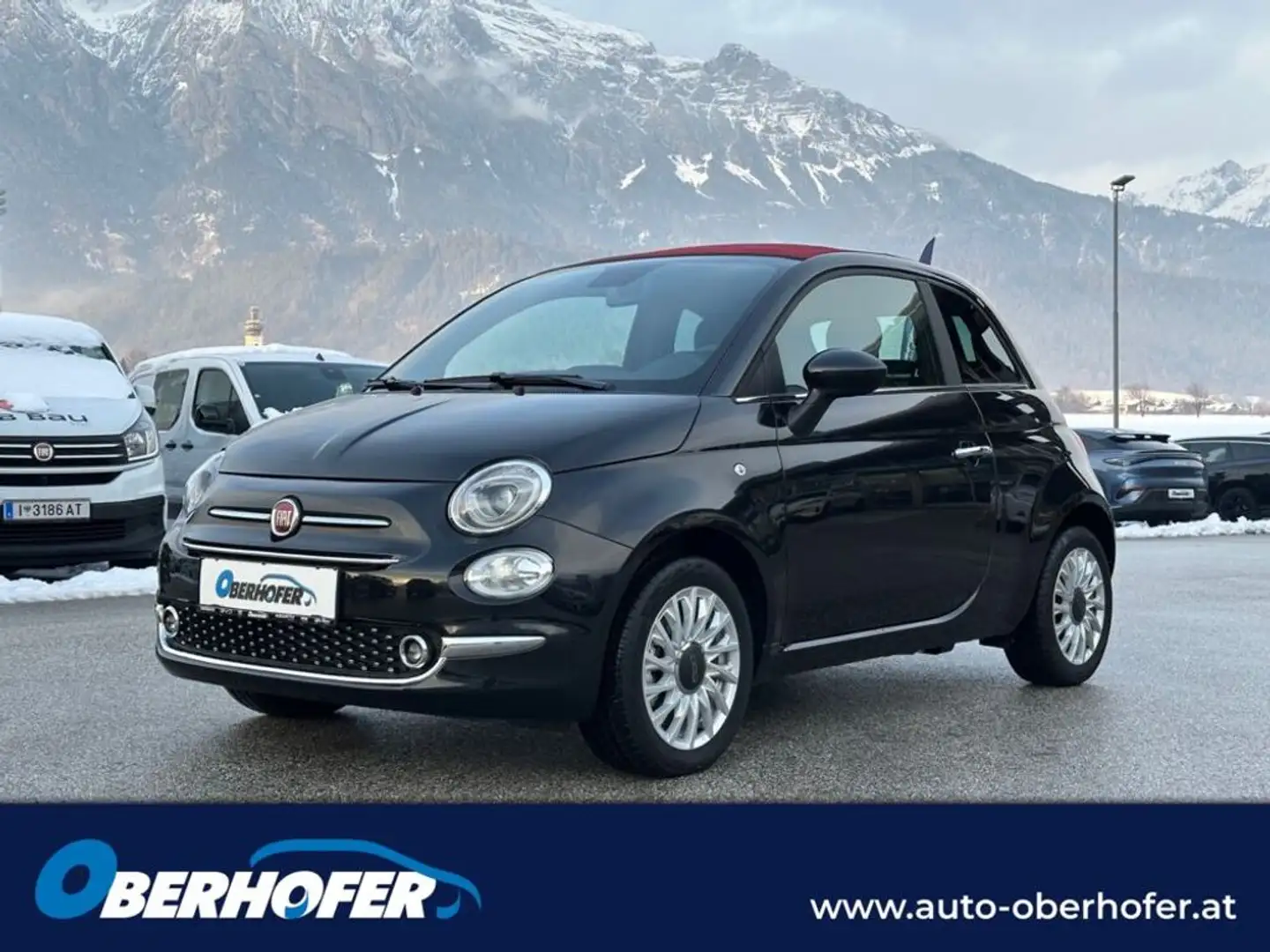 Fiat 500C 1.0 Hybrid 70 Dolcevita *5 Jahre Garantie* Schwarz - 1