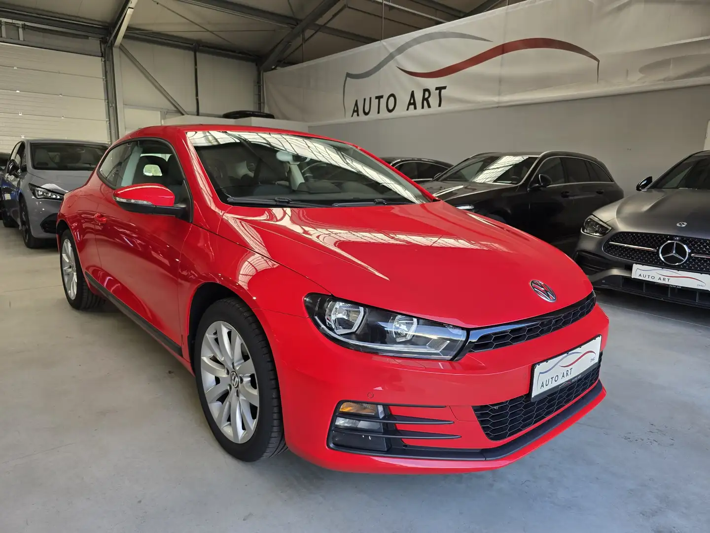 Volkswagen Scirocco Navi SHZ Tempomat Kamera Klima Keyless Rouge - 1