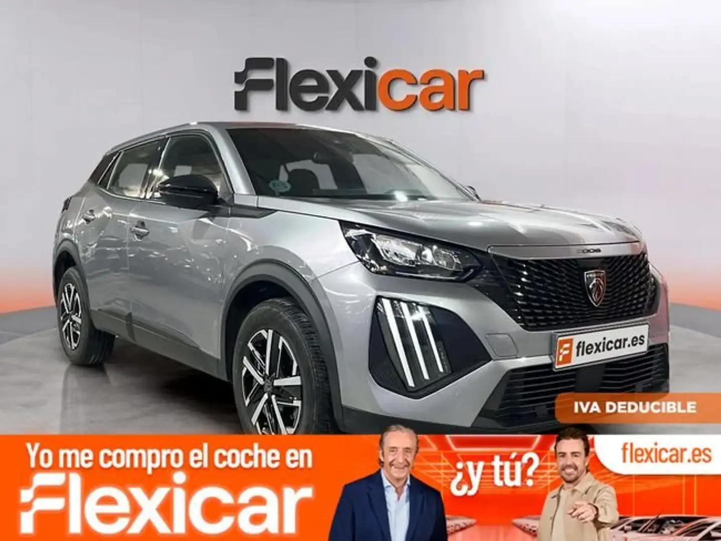 Peugeot 2008 1.2 PureTech S&S Active Pack 100 Gris - 1