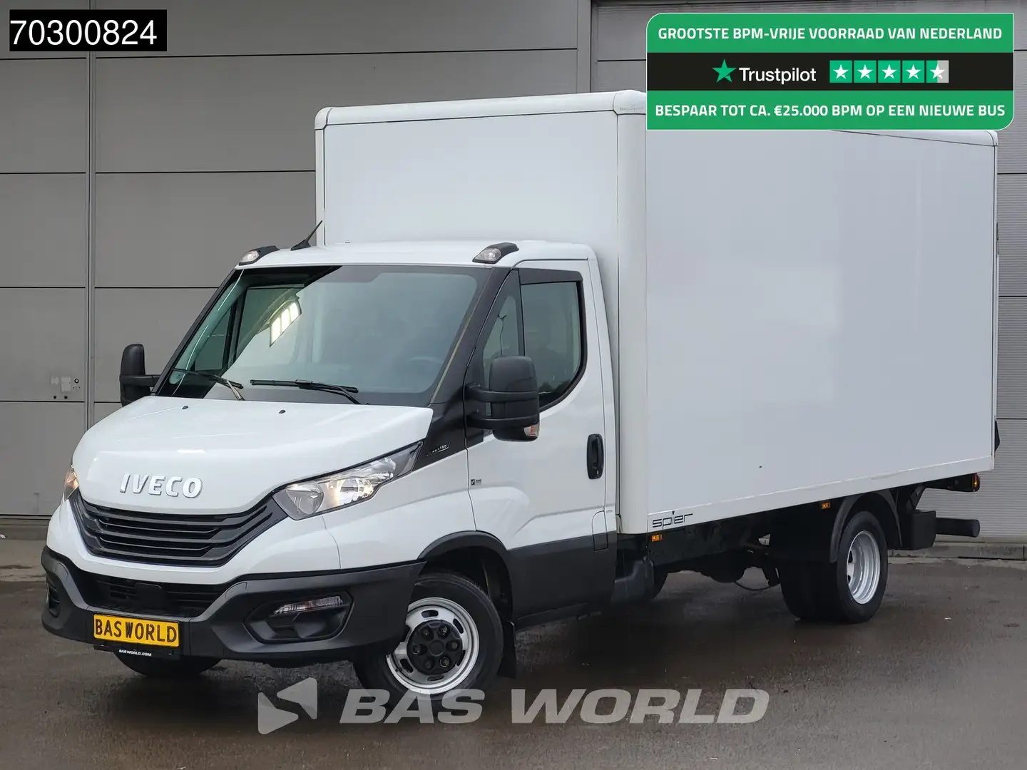 Iveco Daily 35C16 Laadklep Bakwagen Dubbellucht 160PK Airco Eu Wit - 1