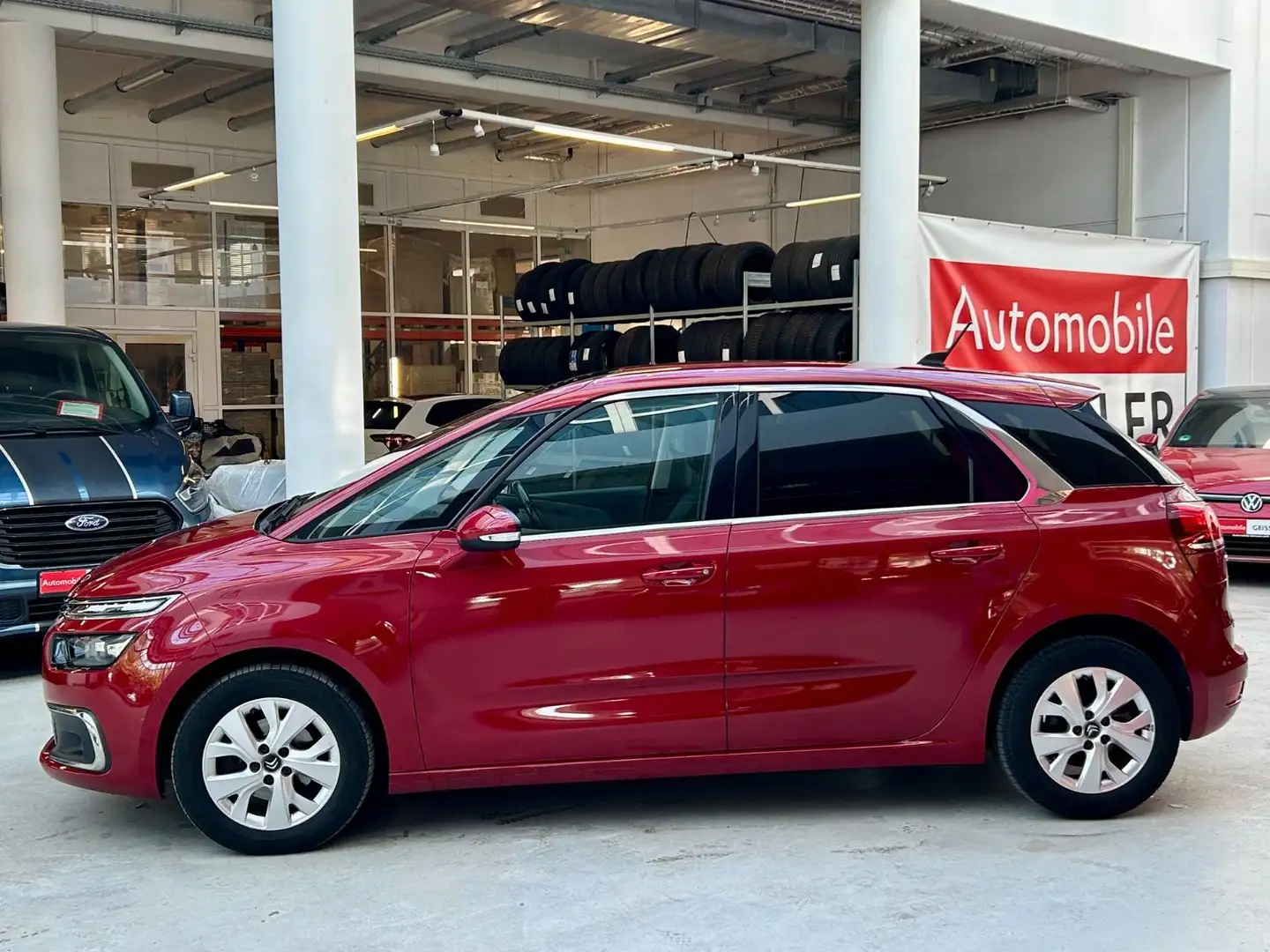 Citroen C4 Picasso /Spacetourer Selection Automatik+Xenon Piros - 2
