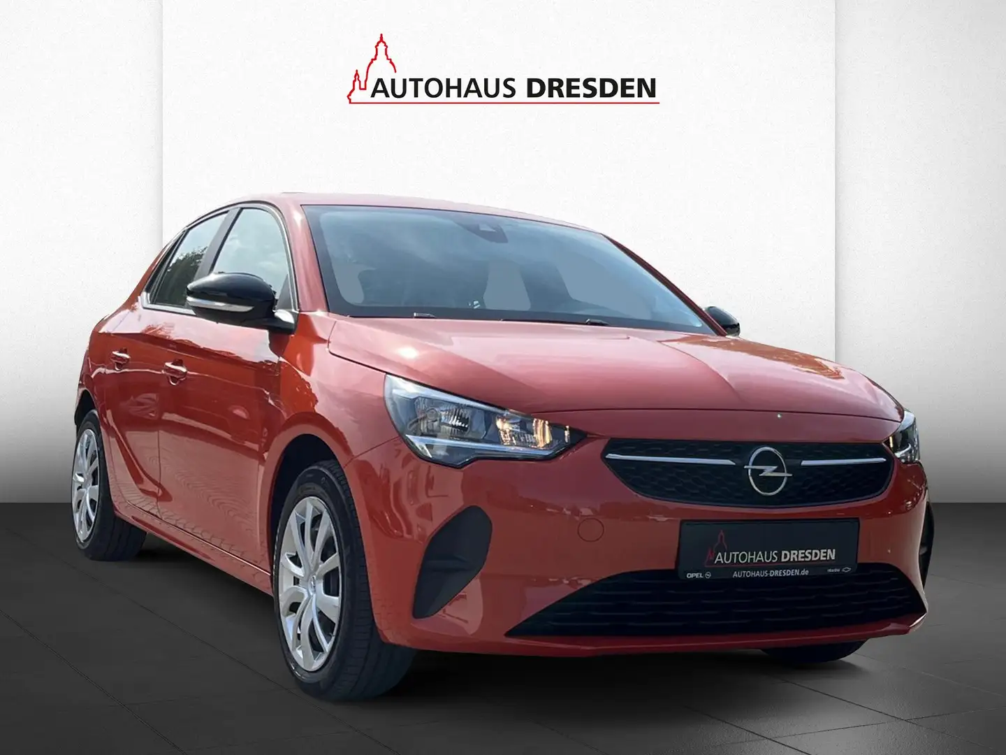 Opel Corsa F e Edition KlimaA+PDC-AUT+SpurH. Oranje - 2
