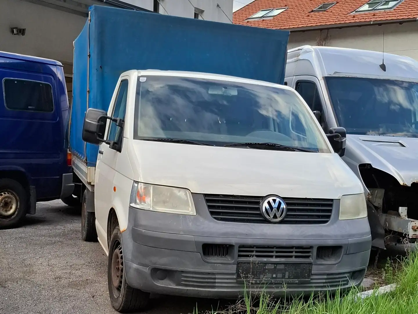Volkswagen Transporter Pritschenwagen Weiß - 1