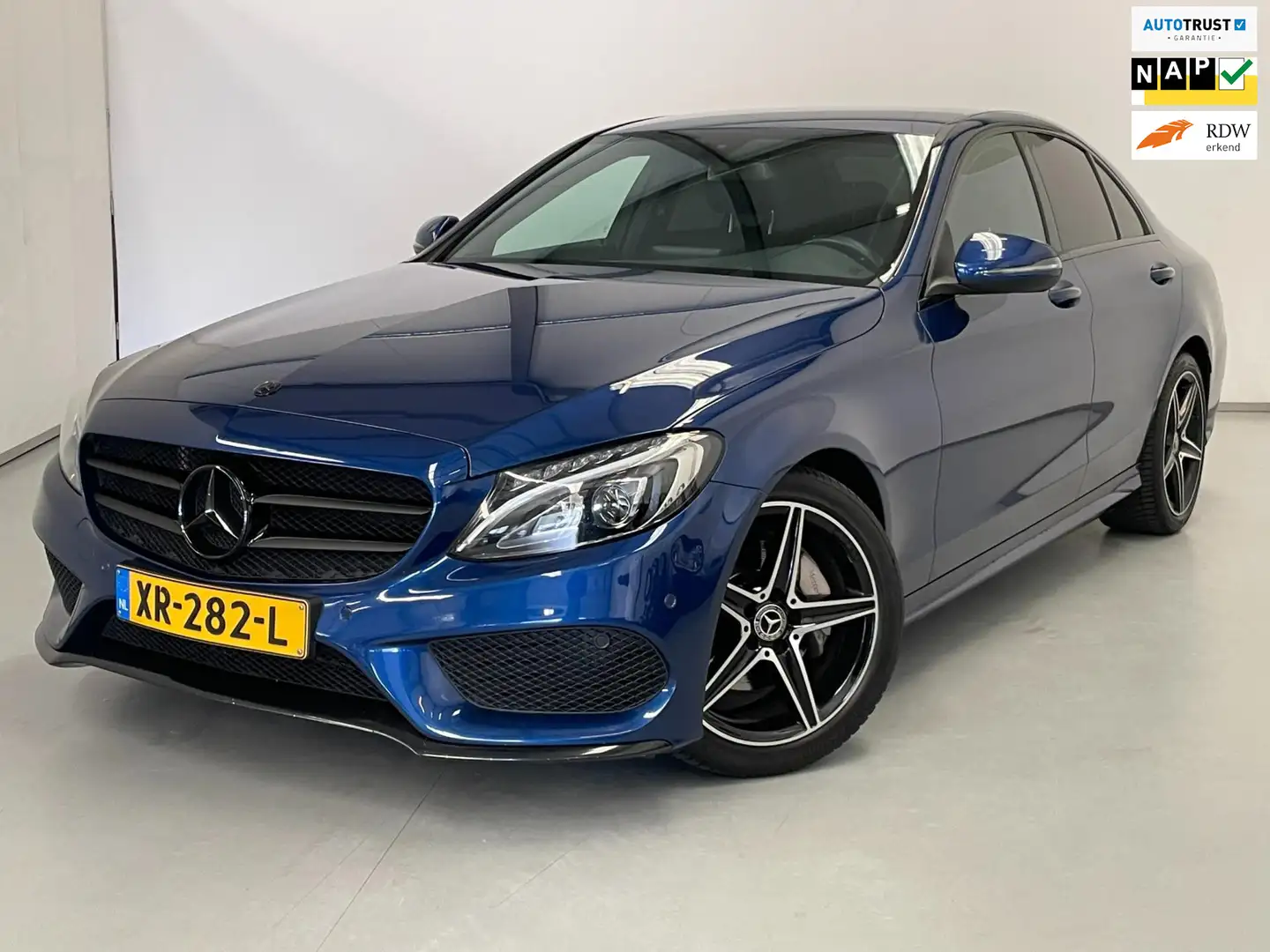Mercedes-Benz C 180 CDI / AMG / BTW / NL-auto / Stoelverwarming Kék - 1