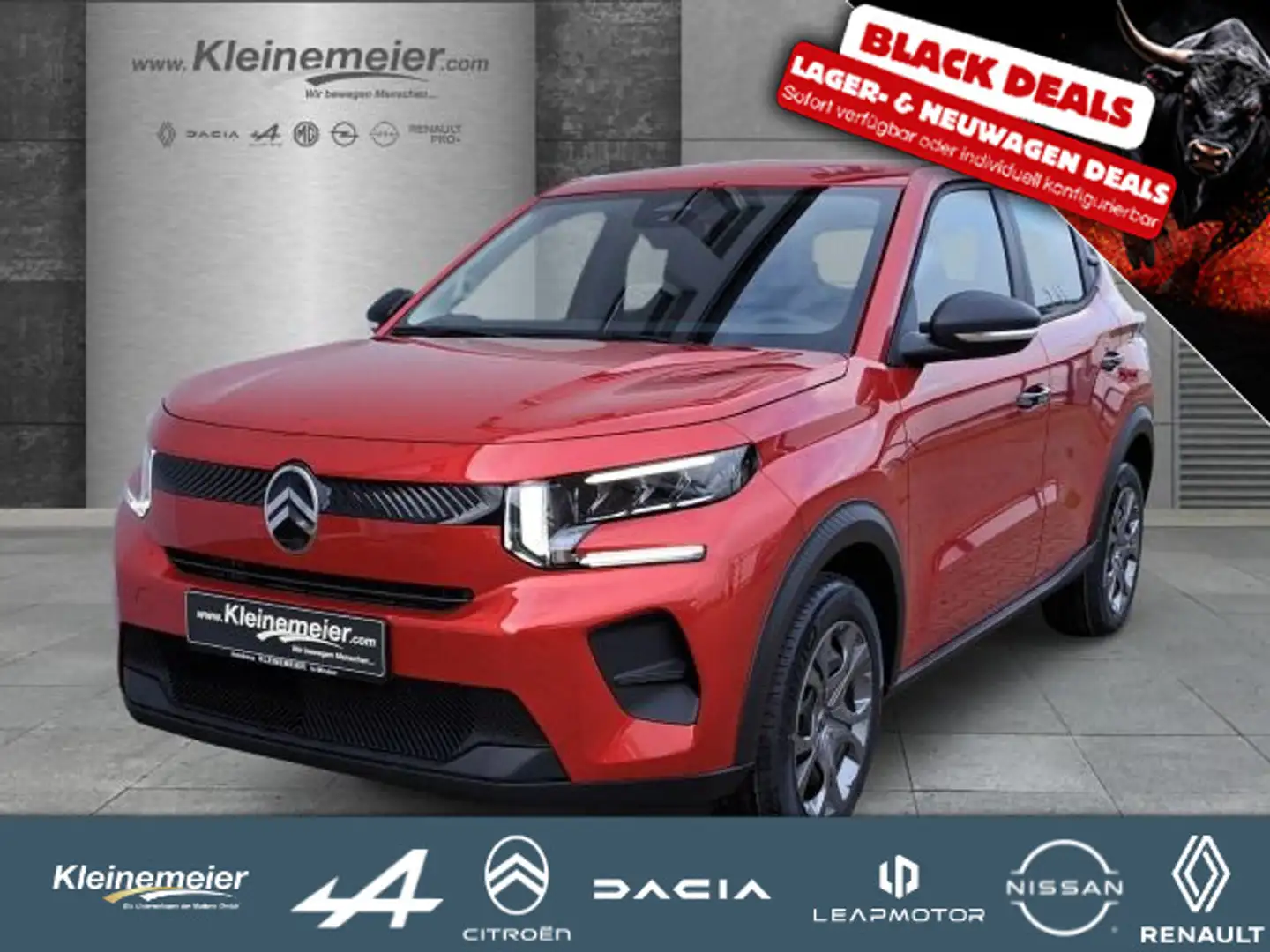 Citroen C3 PureTech 100 YOU ink. Allwettereifen BlackDea Rot - 1