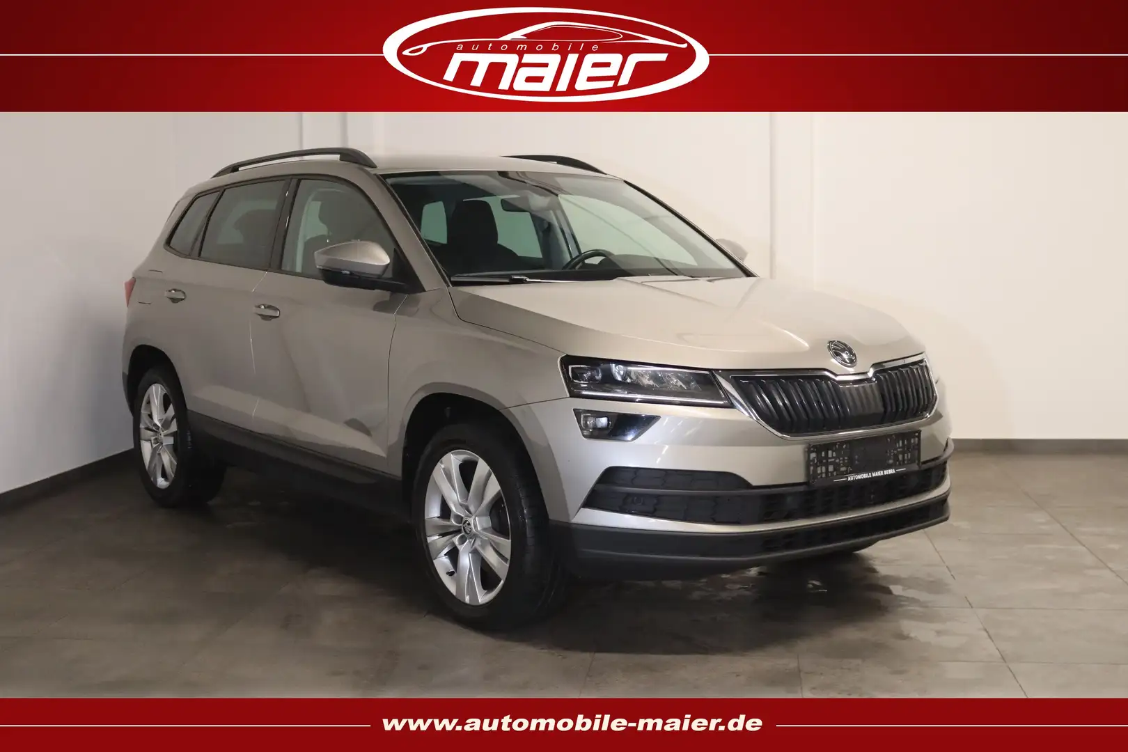 Skoda Karoq 2.0 TDI DSG 4x4 Style-Navi-LED-AHK-SHZ-PDC Beige - 1