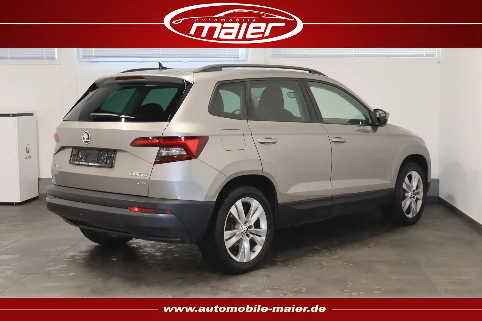 Skoda Karoq 2.0 TDI DSG 4x4 Style-Navi-LED-AHK-SHZ-PDC Beige - 2