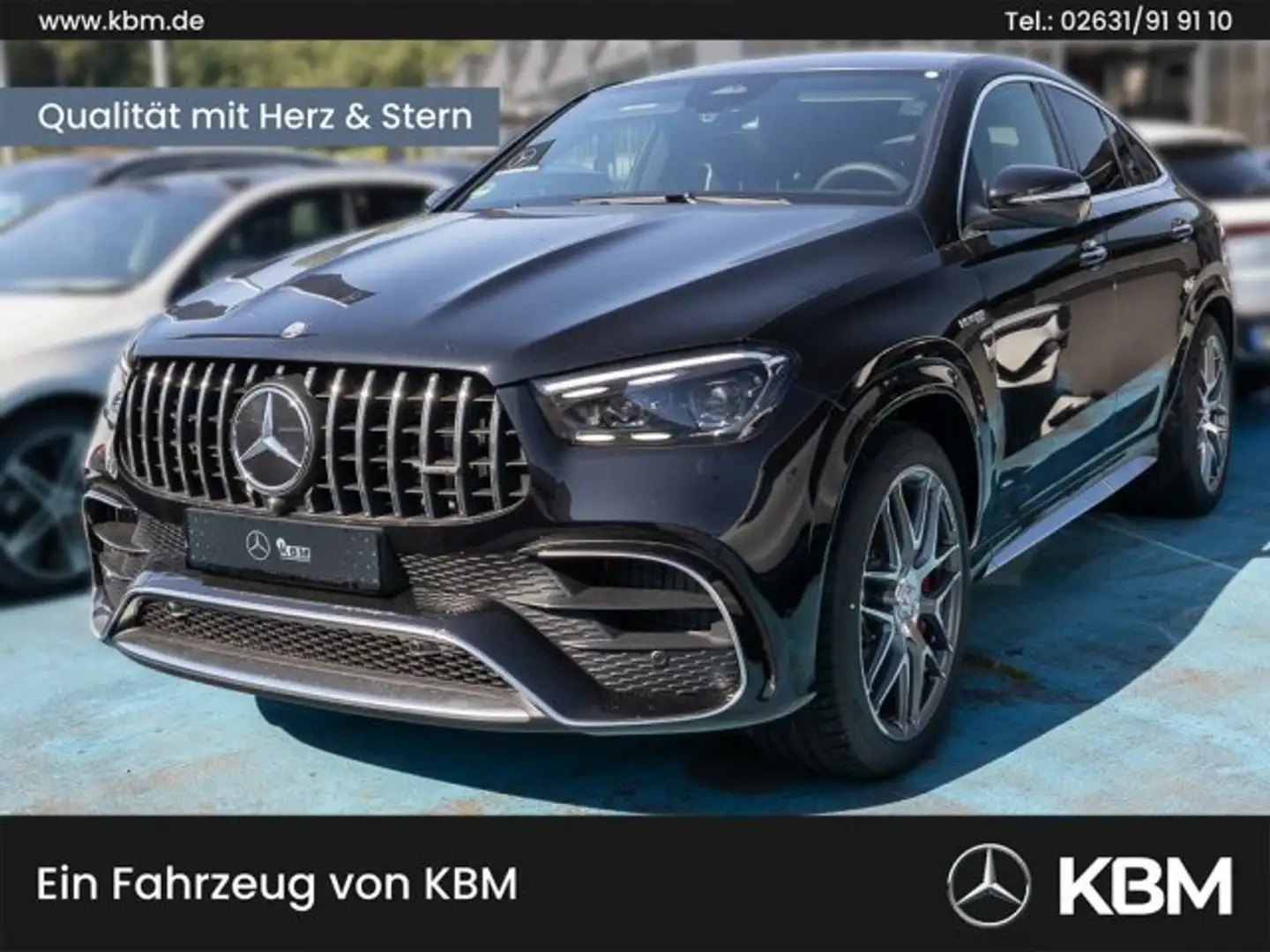 Mercedes-Benz GLE 63 AMG GLE 63 AMG S 4M+ Coupé PREM+°KEY°PAN°360°AHK°BUR Schwarz - 1
