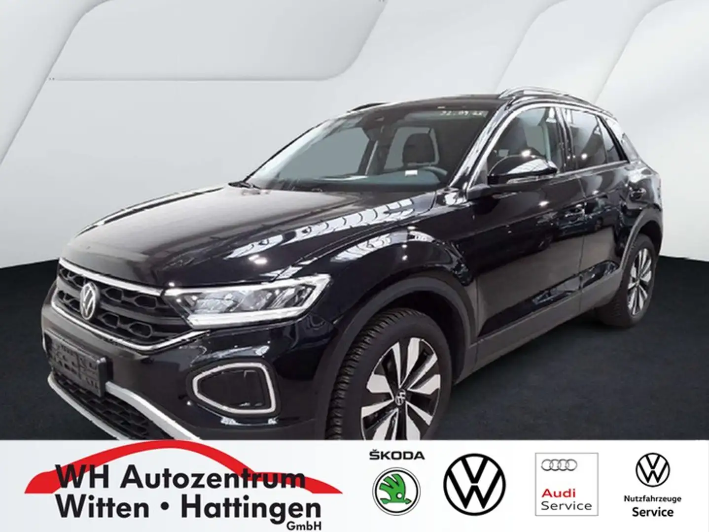 Volkswagen T-Roc 1.0 TSI Goal NAVI LED GJ-REIFEN PARK-ASSIST ACC Schwarz - 1