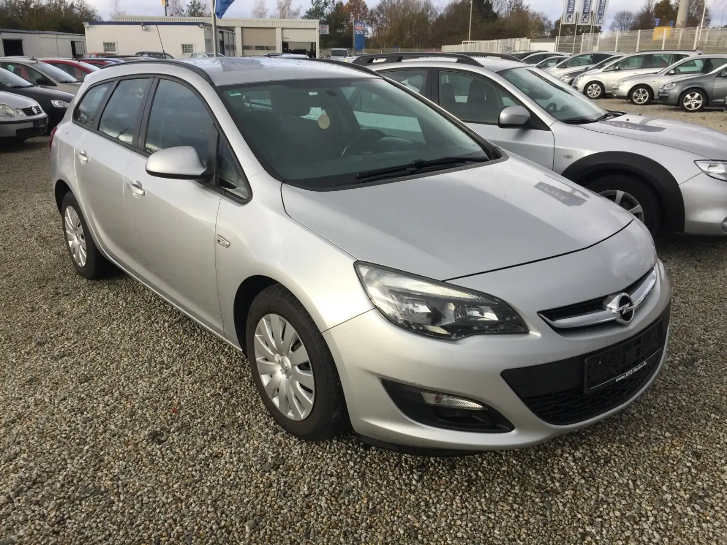 Opel Astra Diesel,Tempom.,Klima,usw.! Zilver - 1