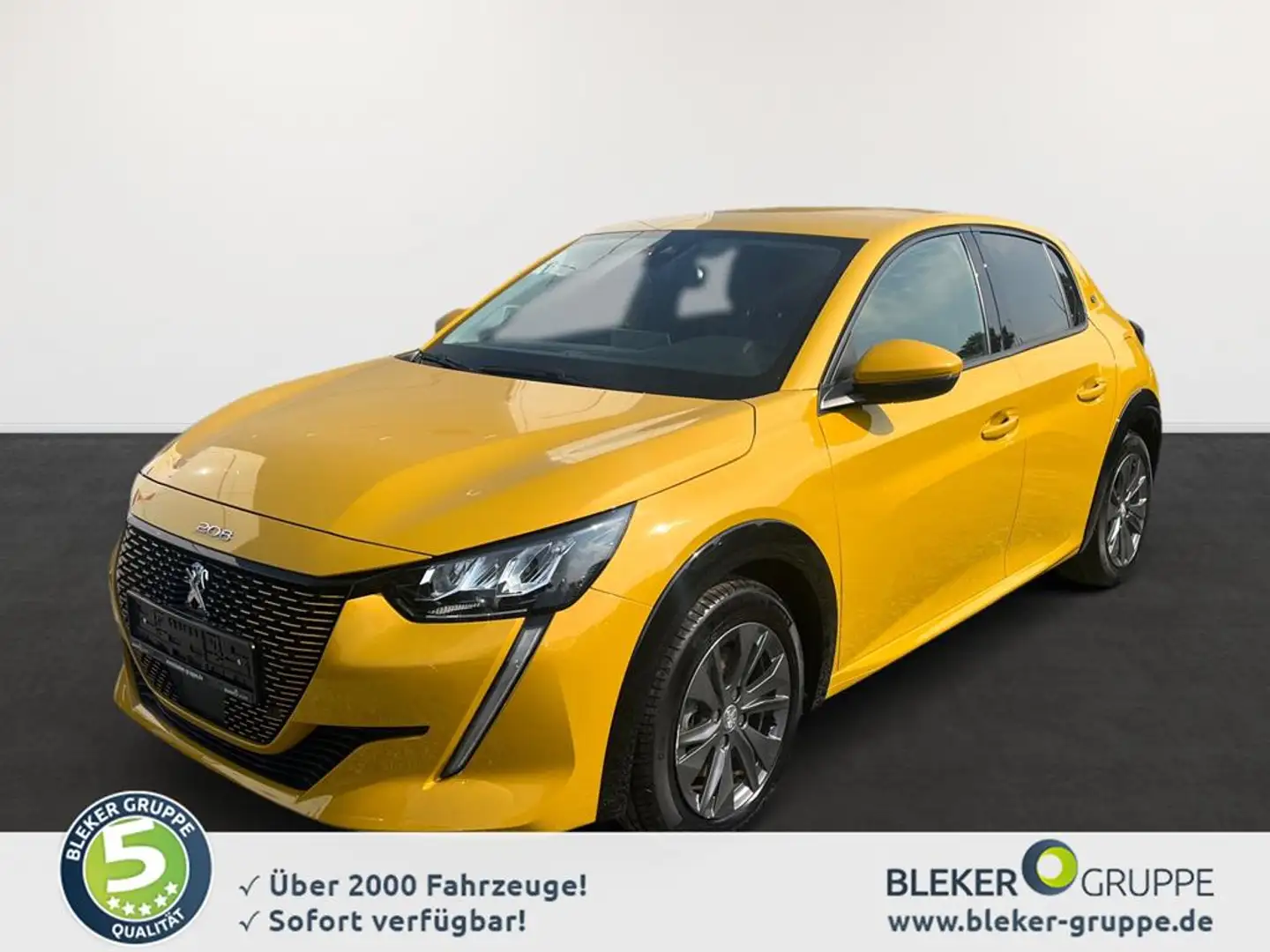 Peugeot e-208 136 Allure Galben - 1